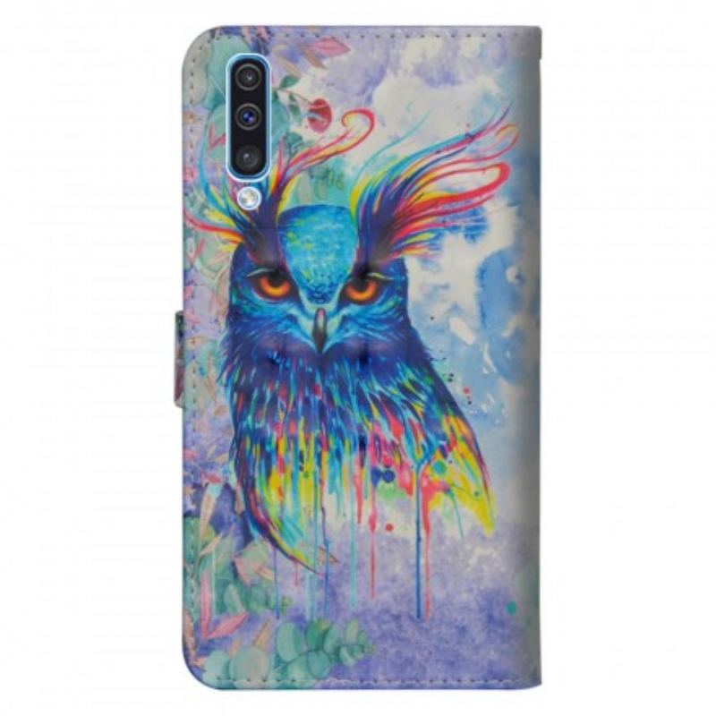 Housse Samsung Galaxy A70 Oiseau Aquarelle