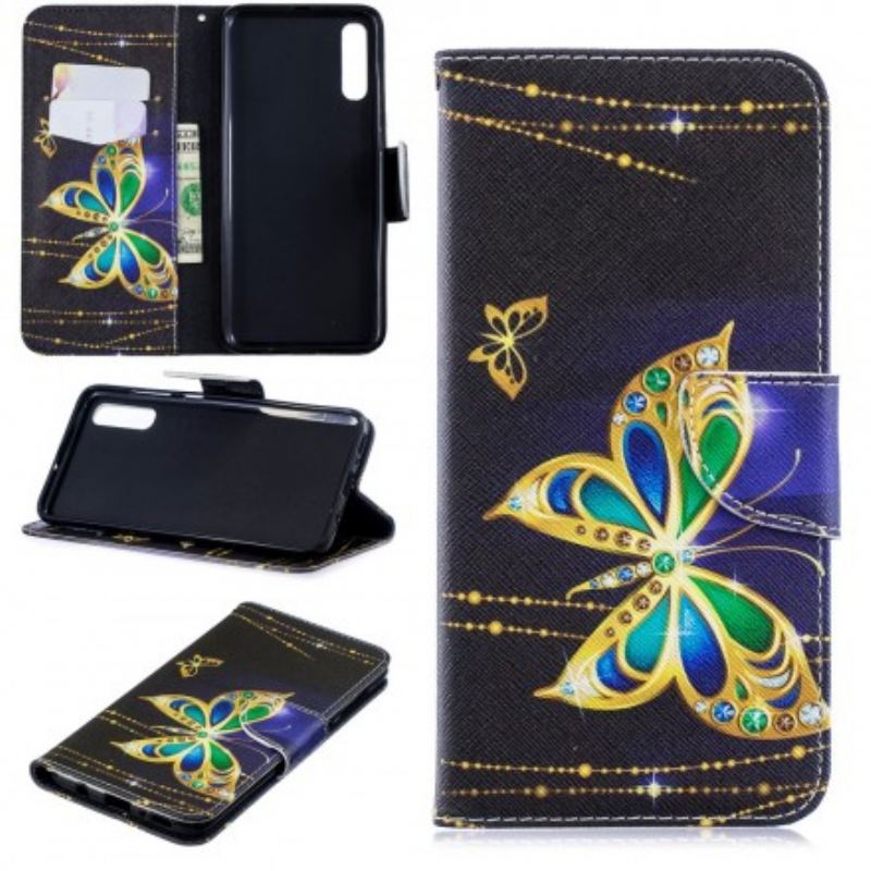 Housse Samsung Galaxy A70 Papillon Magique