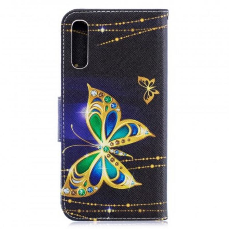 Housse Samsung Galaxy A70 Papillon Magique