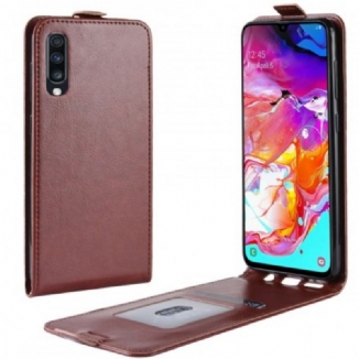 Housse Samsung Galaxy A70 Rabattable Effet Cuir