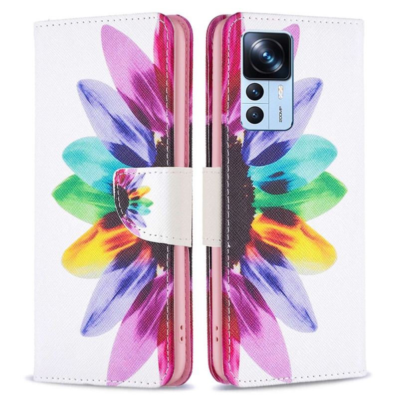 Housse Xiaomi 12T / 12T Pro Fleur Aquarelle