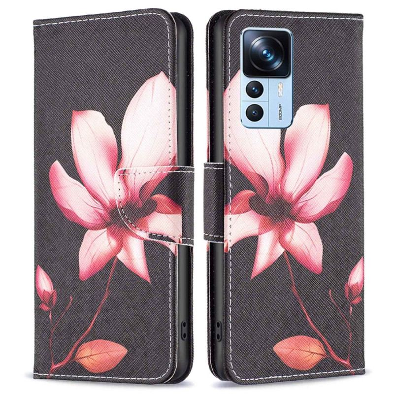 Housse Xiaomi 12T / 12T Pro Fleur Rose