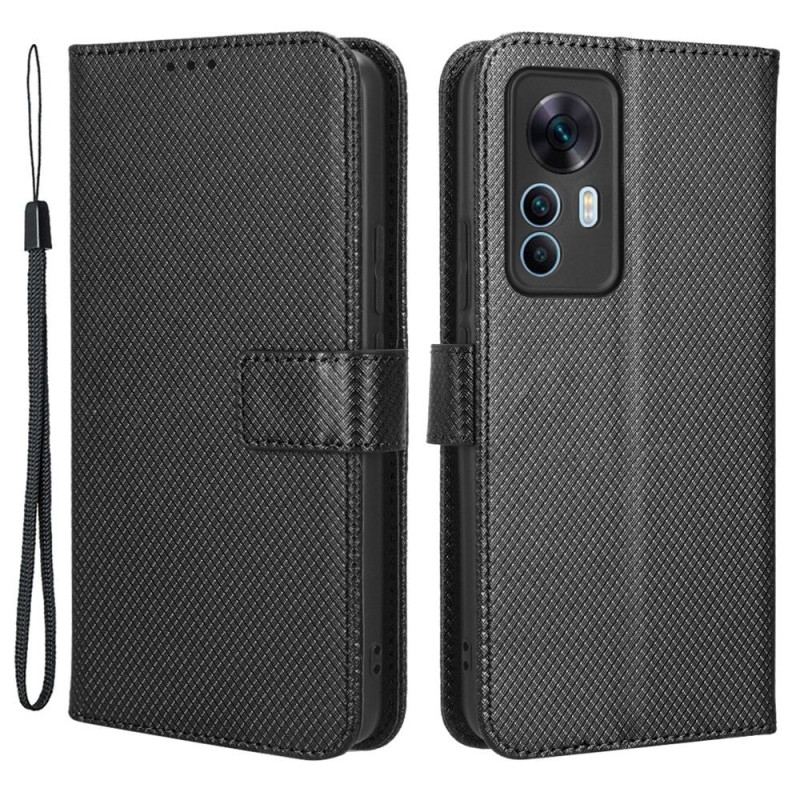 Housse Xiaomi 12T / 12T Pro Simili Cuir à Lanière