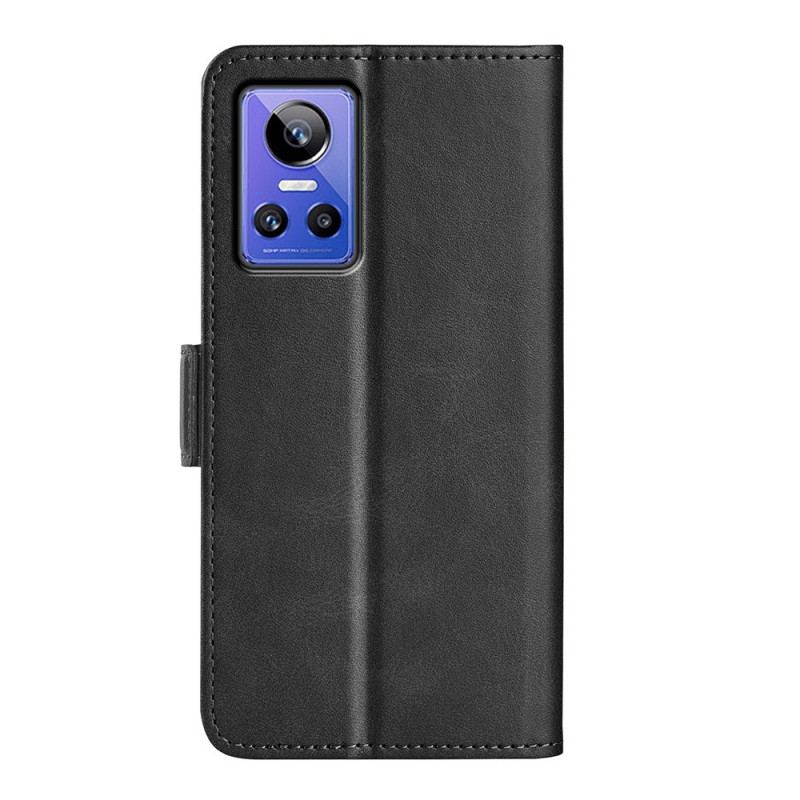 Flip Cover Realme GT Neo 3 Simili Cuir Texturé