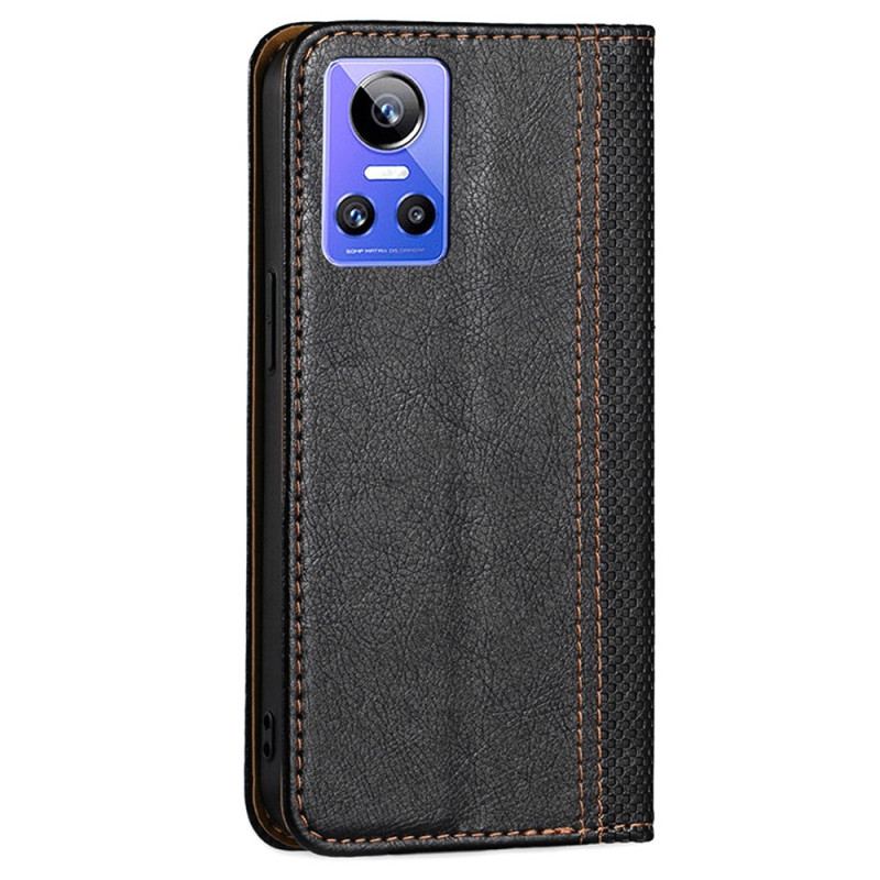 Flip Cover Realme GT Neo 3 Texture Jeans