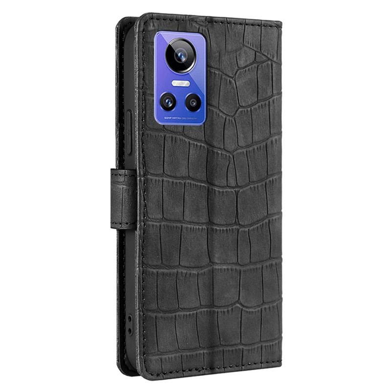 Housse Realme GT Neo 3 Texture Crocodile