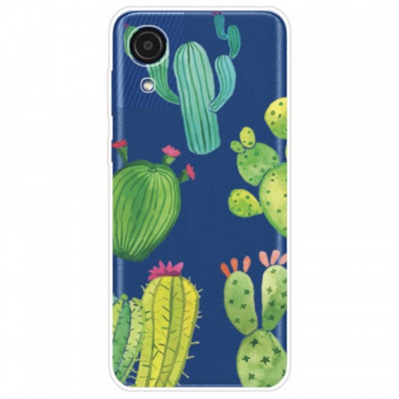 Coque Samsung Galaxy A03 Core Cactus Aquarelle