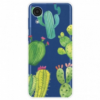 Coque Samsung Galaxy A03 Core Cactus Aquarelle