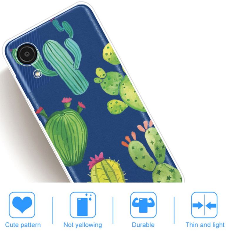 Coque Samsung Galaxy A03 Core Cactus Aquarelle