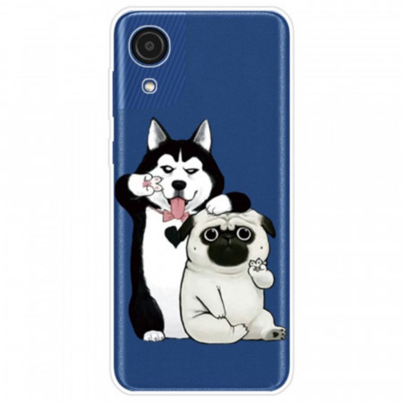 Coque Samsung Galaxy A03 Core Drôles de Chiens