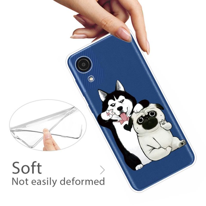 Coque Samsung Galaxy A03 Core Drôles de Chiens