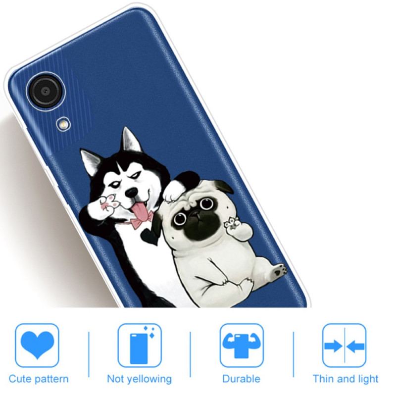 Coque Samsung Galaxy A03 Core Drôles de Chiens