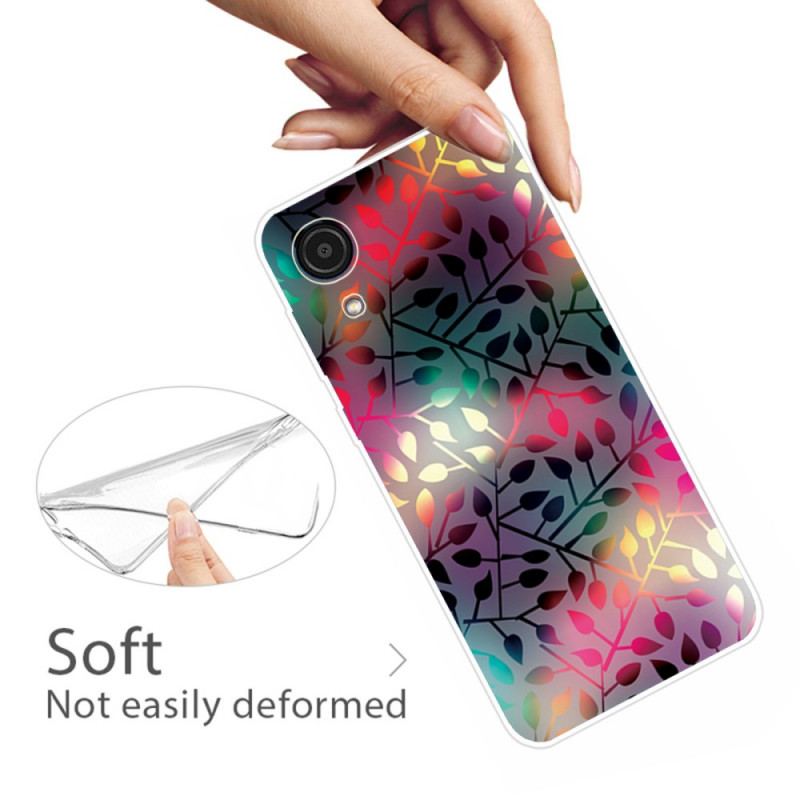 Coque Samsung Galaxy A03 Core Feuilles