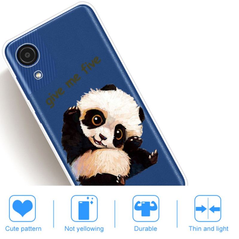 Coque Samsung Galaxy A03 Core Panda Give Me Five