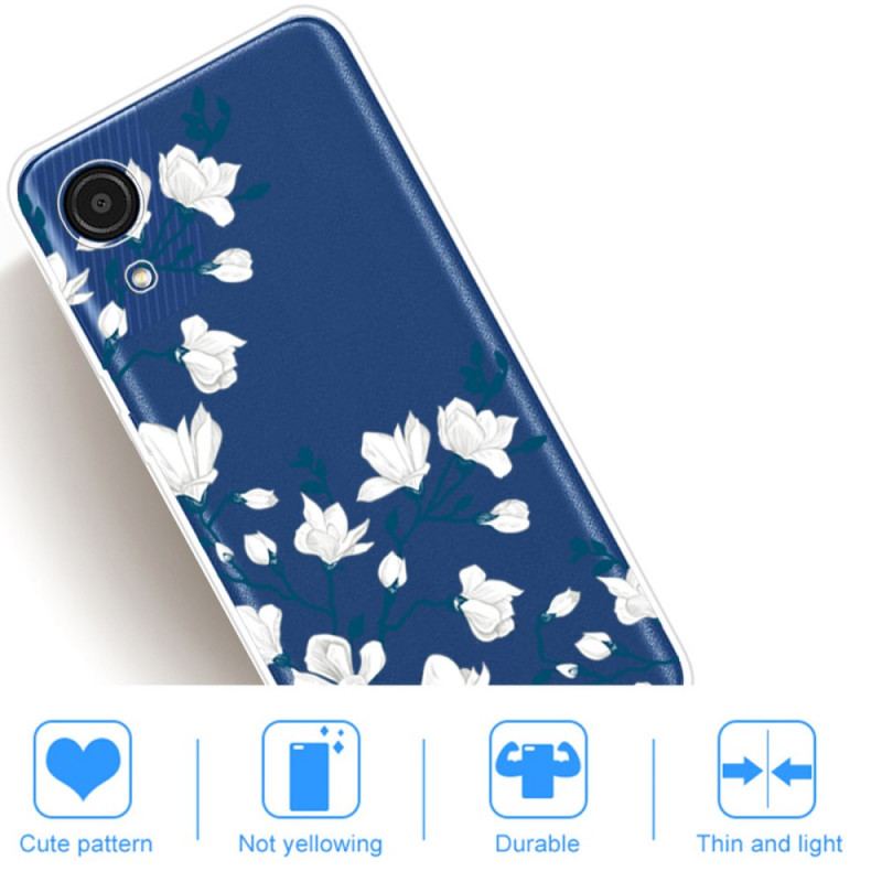 Coque Samsung Galaxy A03 Core Petites Fleurs Blanches