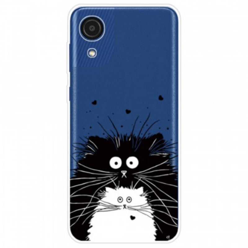 Coque Samsung Galaxy A03 Core Regarde les Chats