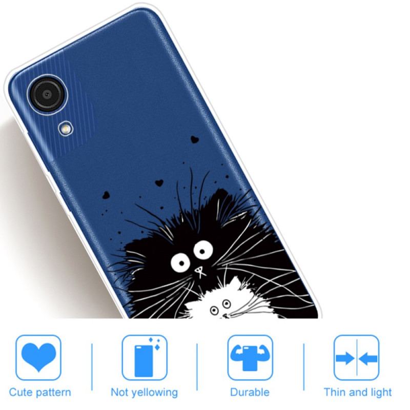 Coque Samsung Galaxy A03 Core Regarde les Chats