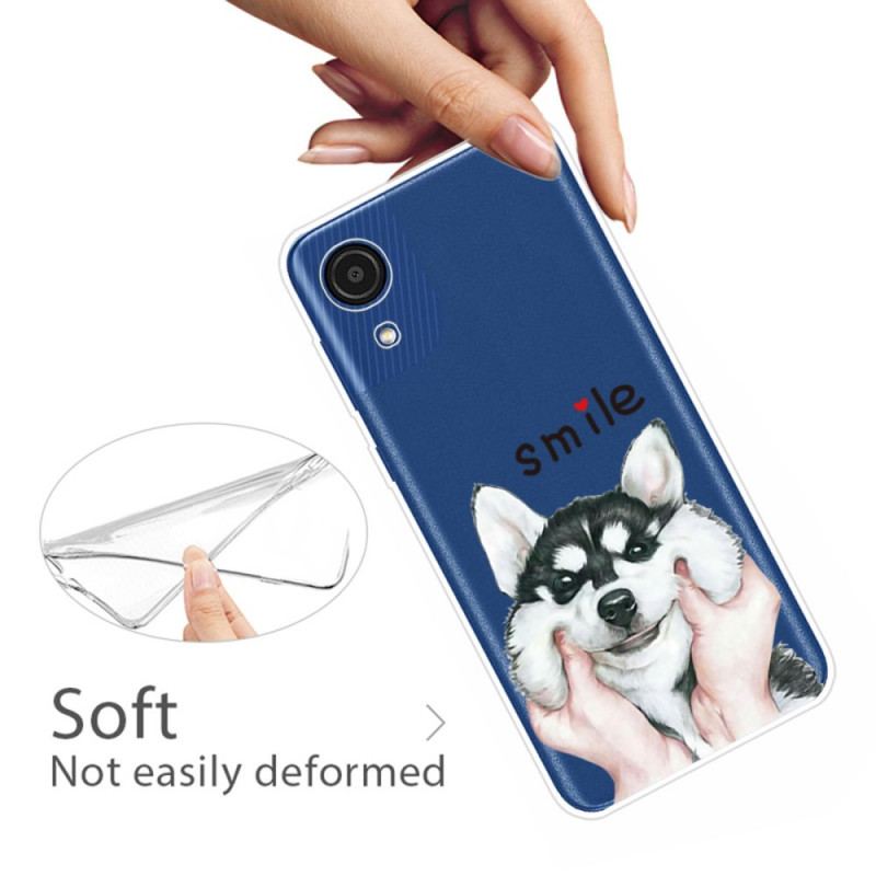 Coque Samsung Galaxy A03 Core Smile Dog