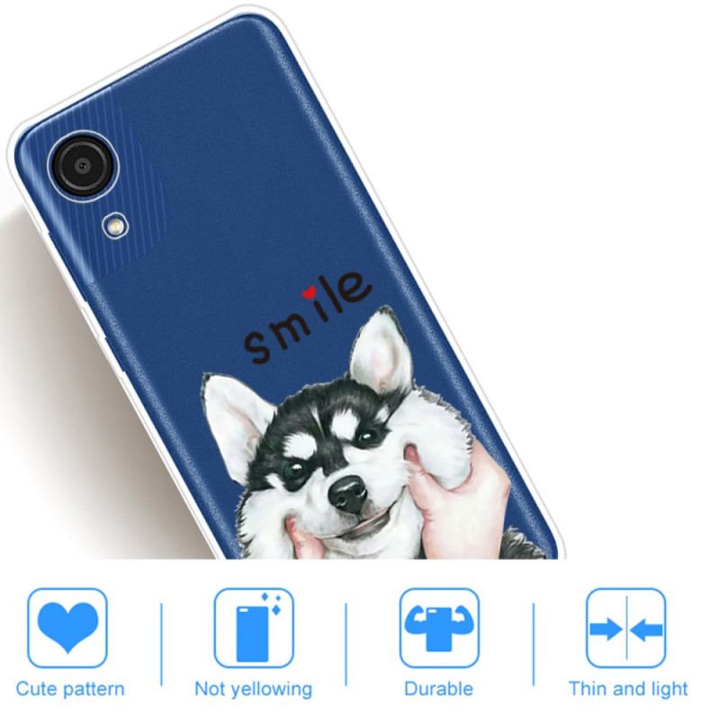 Coque Samsung Galaxy A03 Core Smile Dog