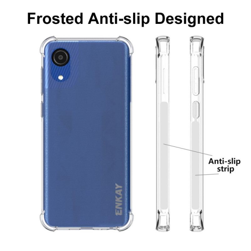 Coque Samsung Galaxy A03 Core Transparente ENKAY