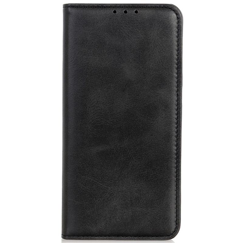 Flip Cover Samsung Galaxy A03 Core Cuir Fendu Élégance