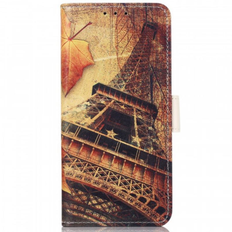 Housse Samsung Galaxy A03 Core Tour Eiffel en Automne