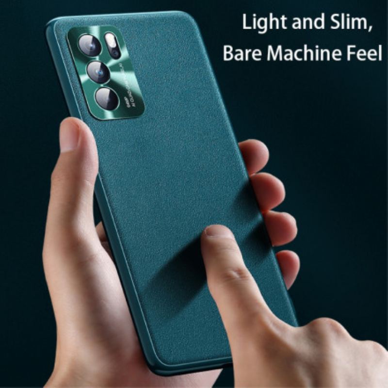 Coque Oppo Reno 6 5G Effet Cuir Prestige