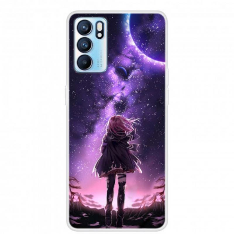 Coque Oppo Reno 6 5G Pleine Lune Magique