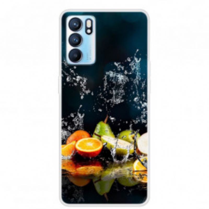 Coque Oppo Reno 6 5G Splash d'Agrumes