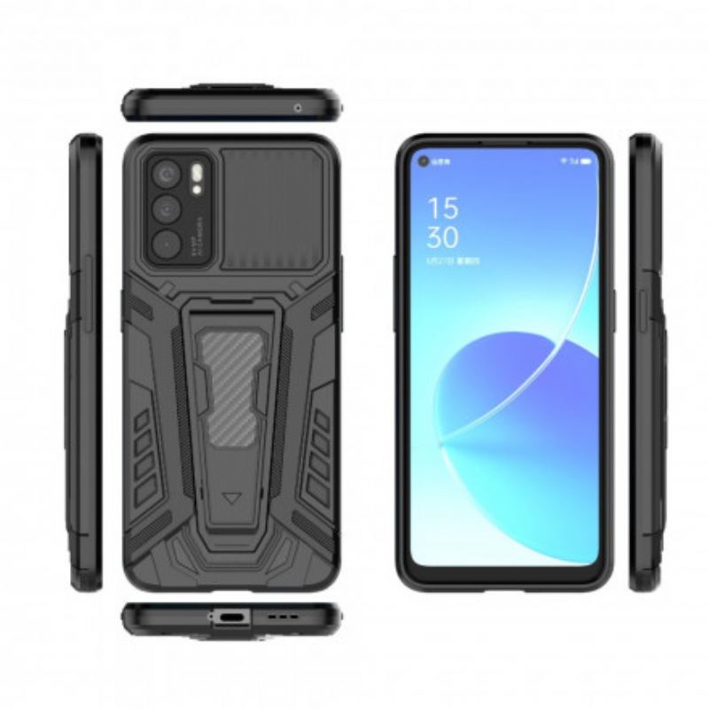 Coque Oppo Reno 6 5G Support Deux Positions Mains Libres