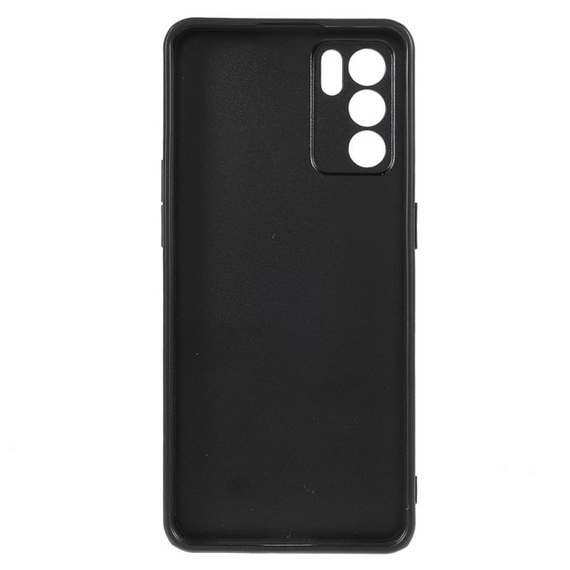 Coque Oppo Reno 6 5G Véritable Cuir Litchi