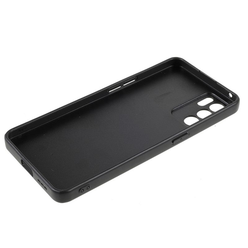 Coque Oppo Reno 6 5G Véritable Cuir Litchi