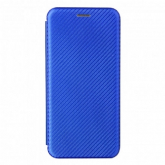 Flip Cover Oppo Reno 6 5G Silicone Carbone Coloré