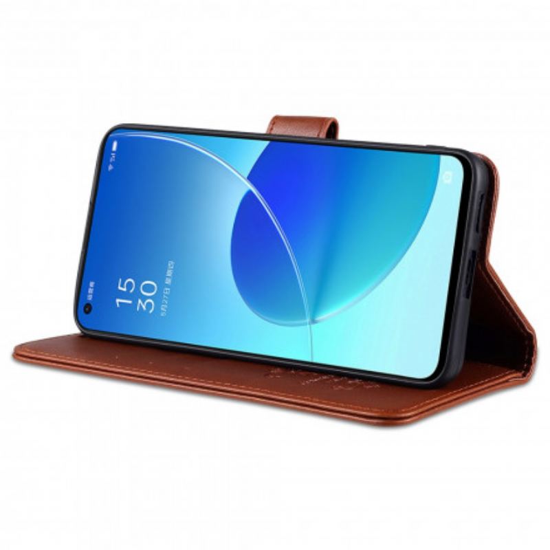 Housse Oppo Reno 6 5G AZNS Simili Cuir