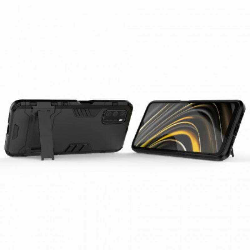 Coque Poco M3 Languette Résistante