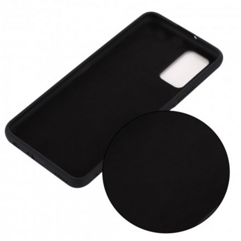 Coque Poco M3 Silicone Liquide Avec Lanière