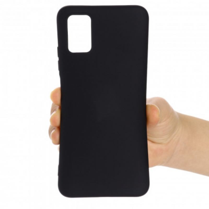 Coque Poco M3 Silicone Liquide Avec Lanière