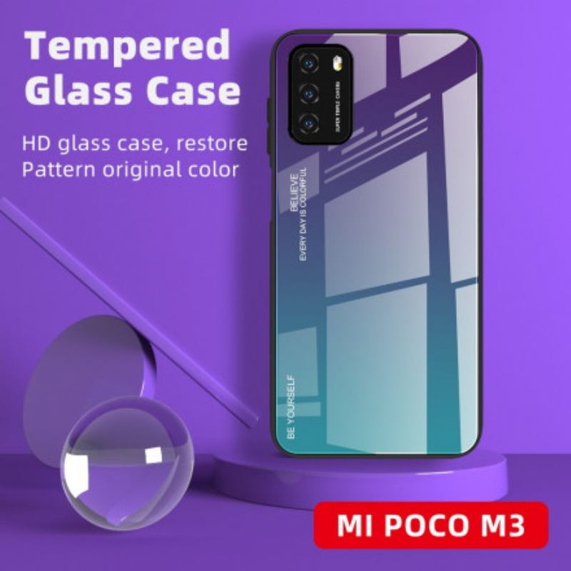 Coque Poco M3 Verre Trempé Be Yourself