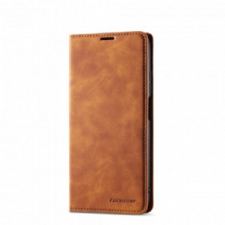 Flip Cover Poco M3 Effet Cuir FORWENW