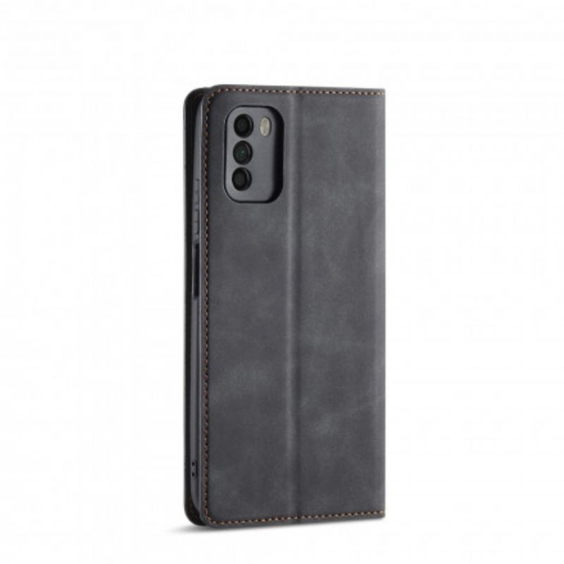 Flip Cover Poco M3 Effet Cuir FORWENW