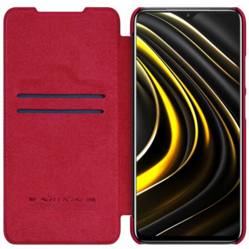 Flip Cover Poco M3 Nillkin Qin Series