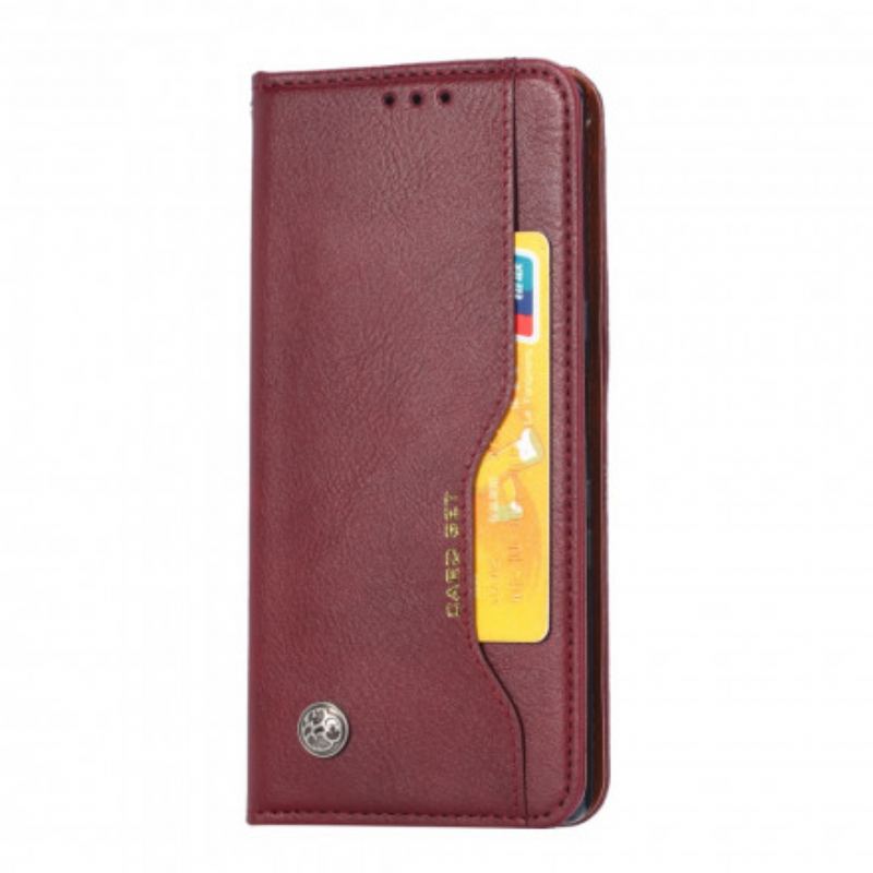 Flip Cover Poco M3 Simili Cuir Porte-Cartes