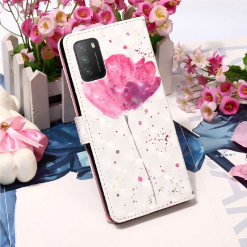 Housse Xiaomi Poco M3 Coquelicot Aquarelle