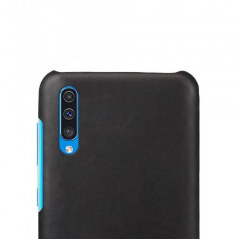 Coque Samsung Galaxy A50 Effet Cuir Litchi Performance