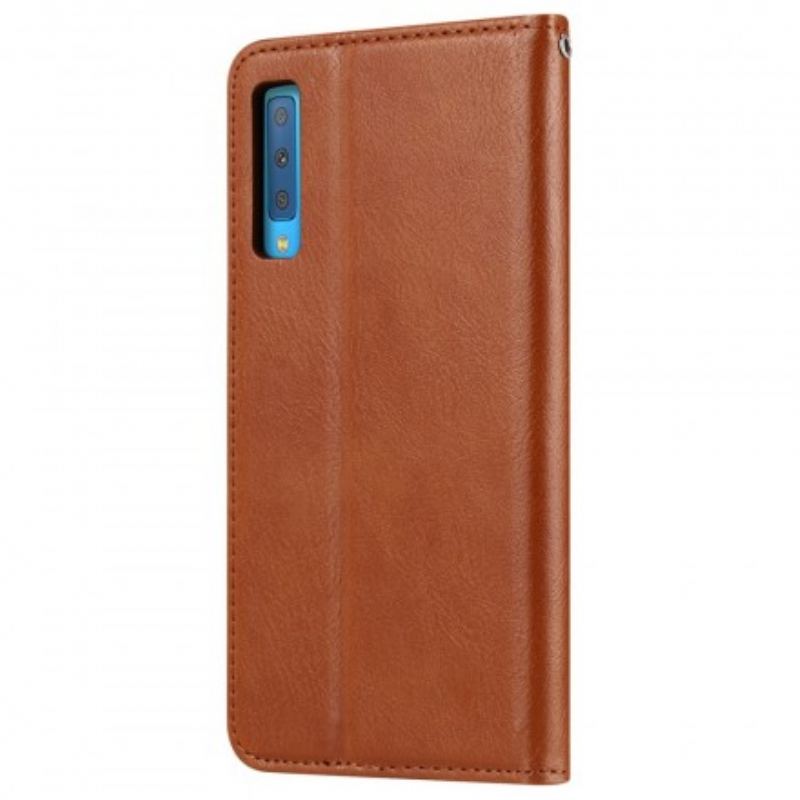 Flip Cover Samsung Galaxy A50 Simili Cuir Porte-Cartes