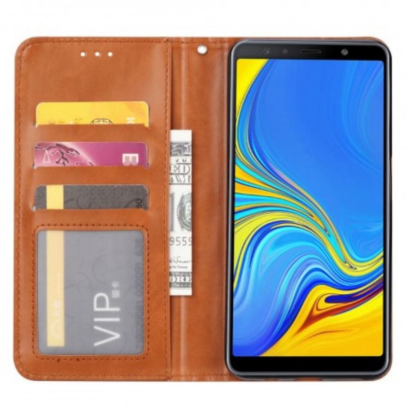 Flip Cover Samsung Galaxy A50 Simili Cuir Porte-Cartes