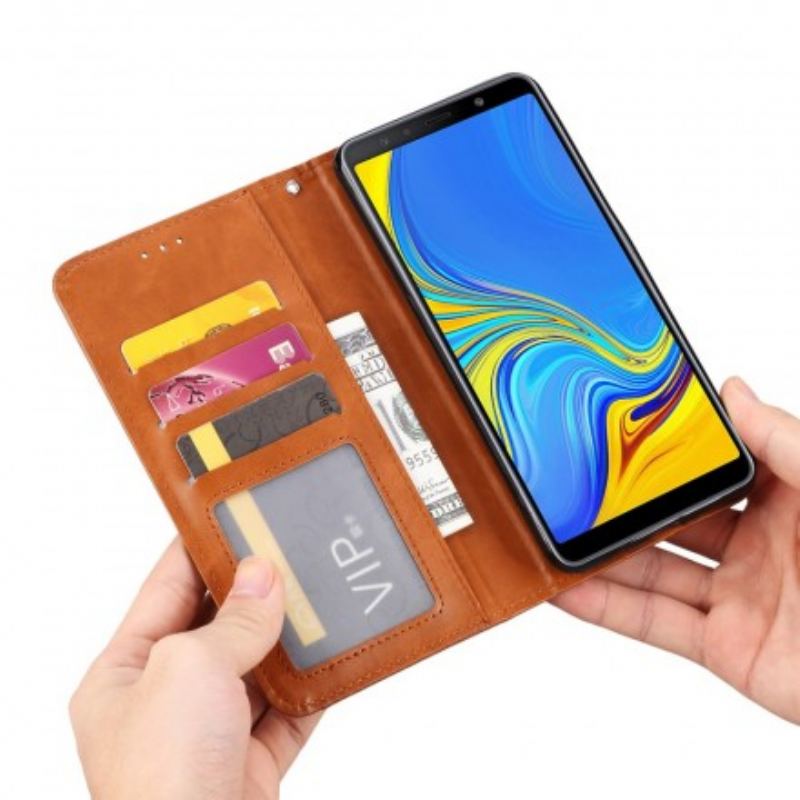 Flip Cover Samsung Galaxy A50 Simili Cuir Porte-Cartes