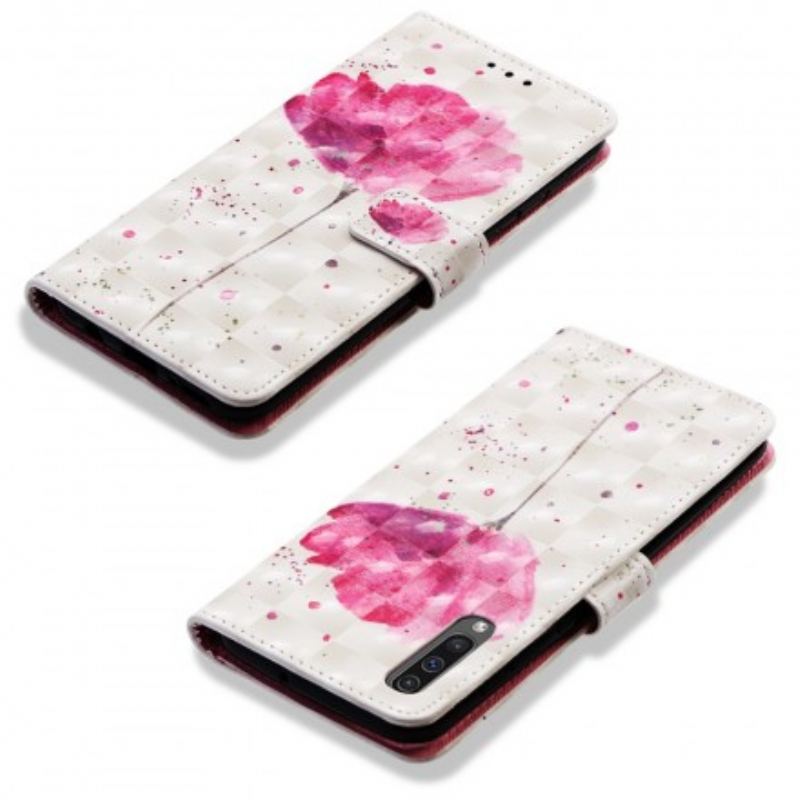 Housse Samsung Galaxy A50 Coquelicot Aquarelle