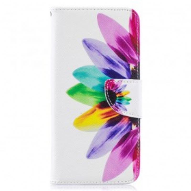 Housse Samsung Galaxy A50 Fleur Aquarelle