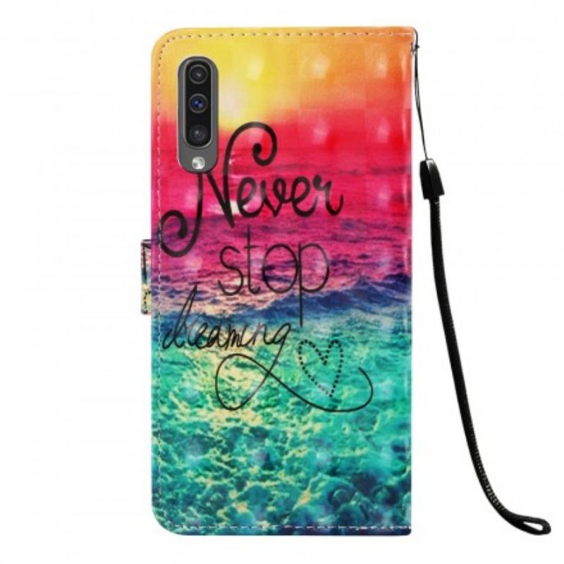 Housse Samsung Galaxy A50 Never Stop Dreaming